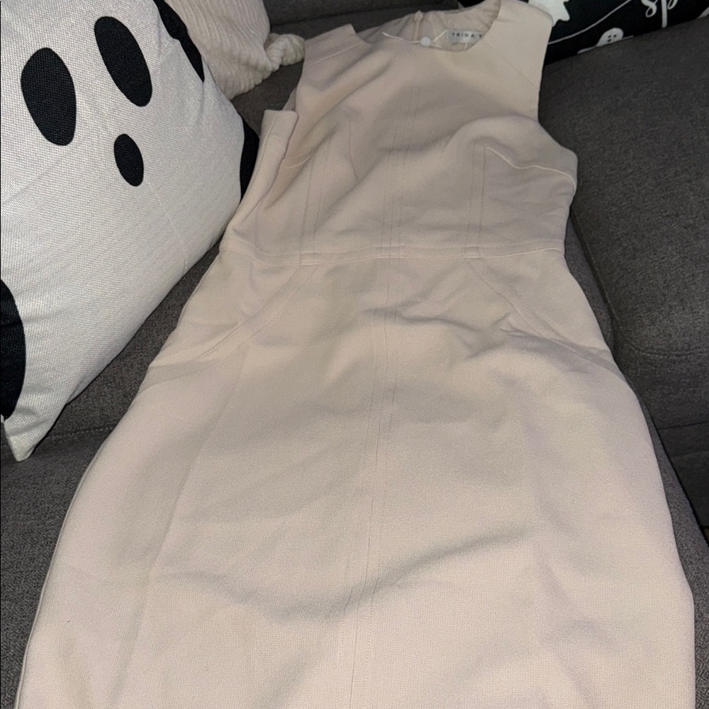Trina Turk Ivory Textured Garment